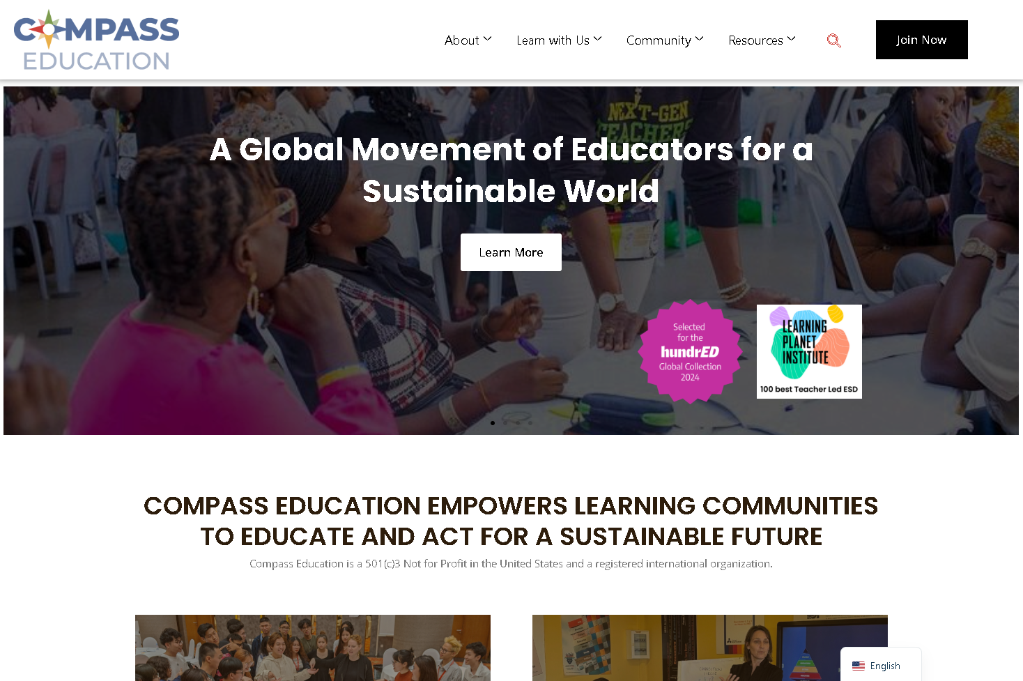 Compass Education website screenshot